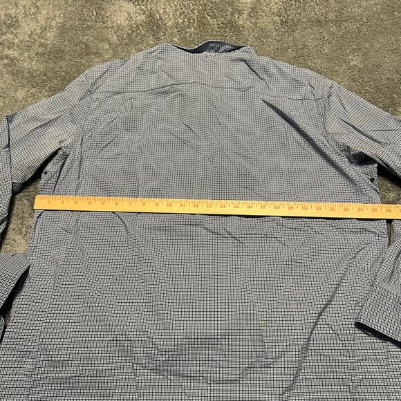 Southern Tide Shirt Mens XXL Blue Plaid Performance Stretch Button Charleston - Picture 5 of 7